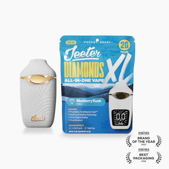 Jeeter - Jeeter | Blueberry Kush | Diamonds XL 2G All-In-One Vape - 1