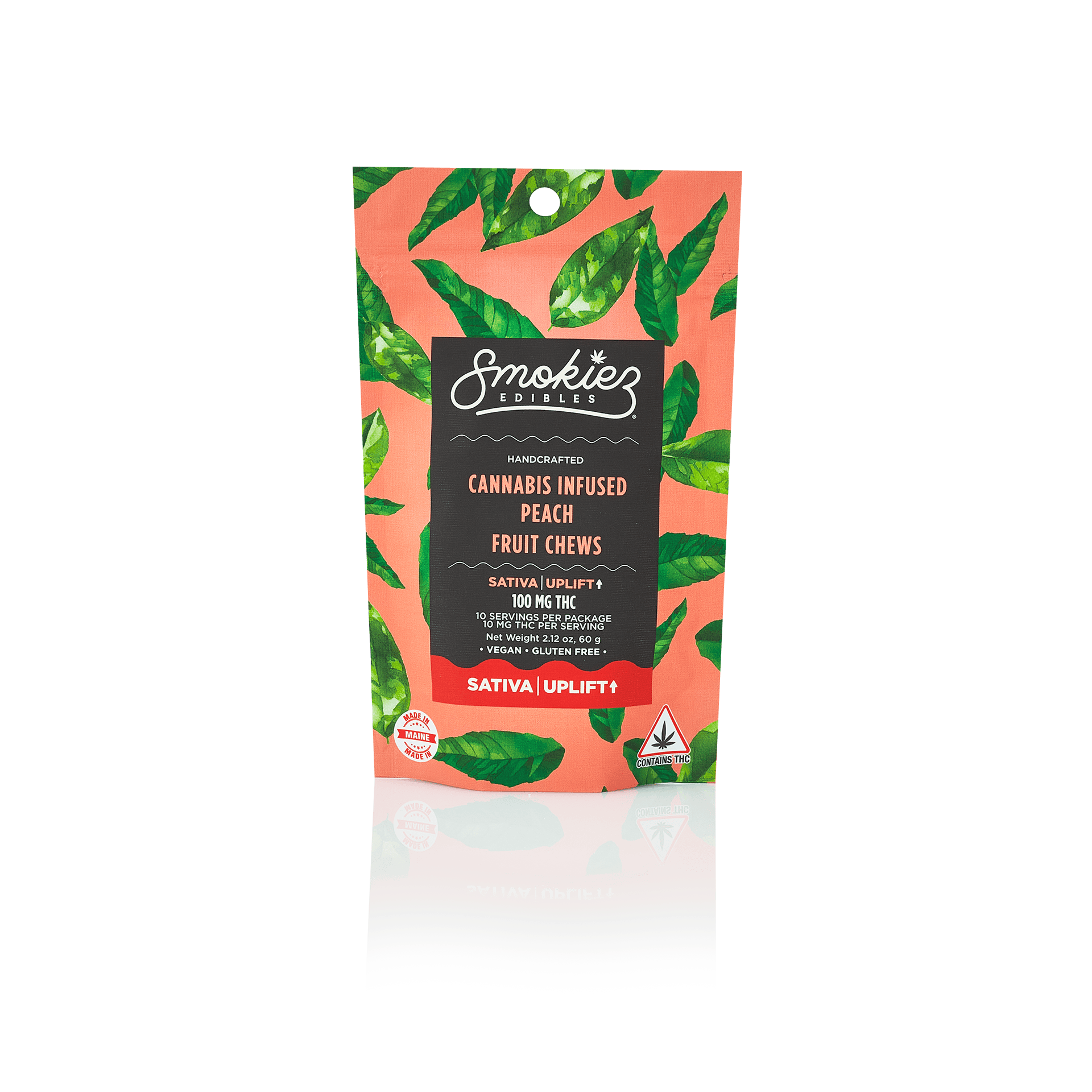 Smokiez Edibles - Peach Gummies | 100mg | 10ct | 10mg/ea - 1