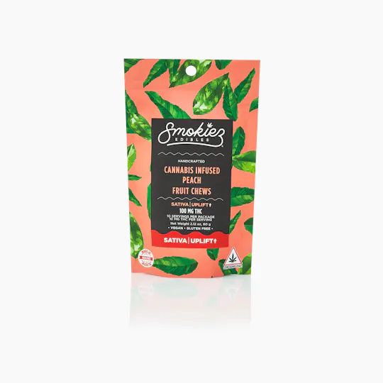 Smokiez Edibles - Peach Gummies | 100mg | 10ct | 10mg/ea - 1