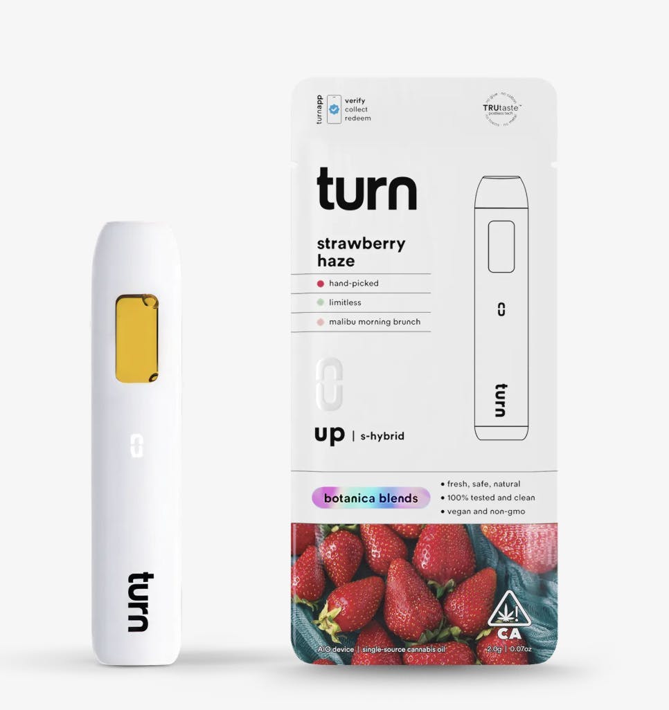 turn - Strawberry Haze | Botanica Blends | AIO | Sativa-Hybrid - 1