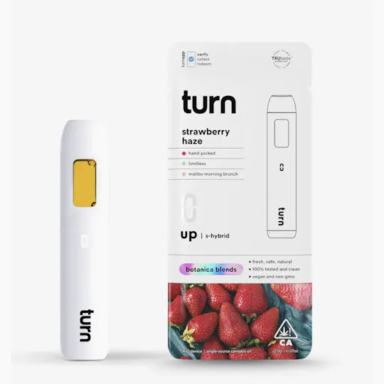 turn - Strawberry Haze | Botanica Blends | AIO | Sativa-Hybrid - 1
