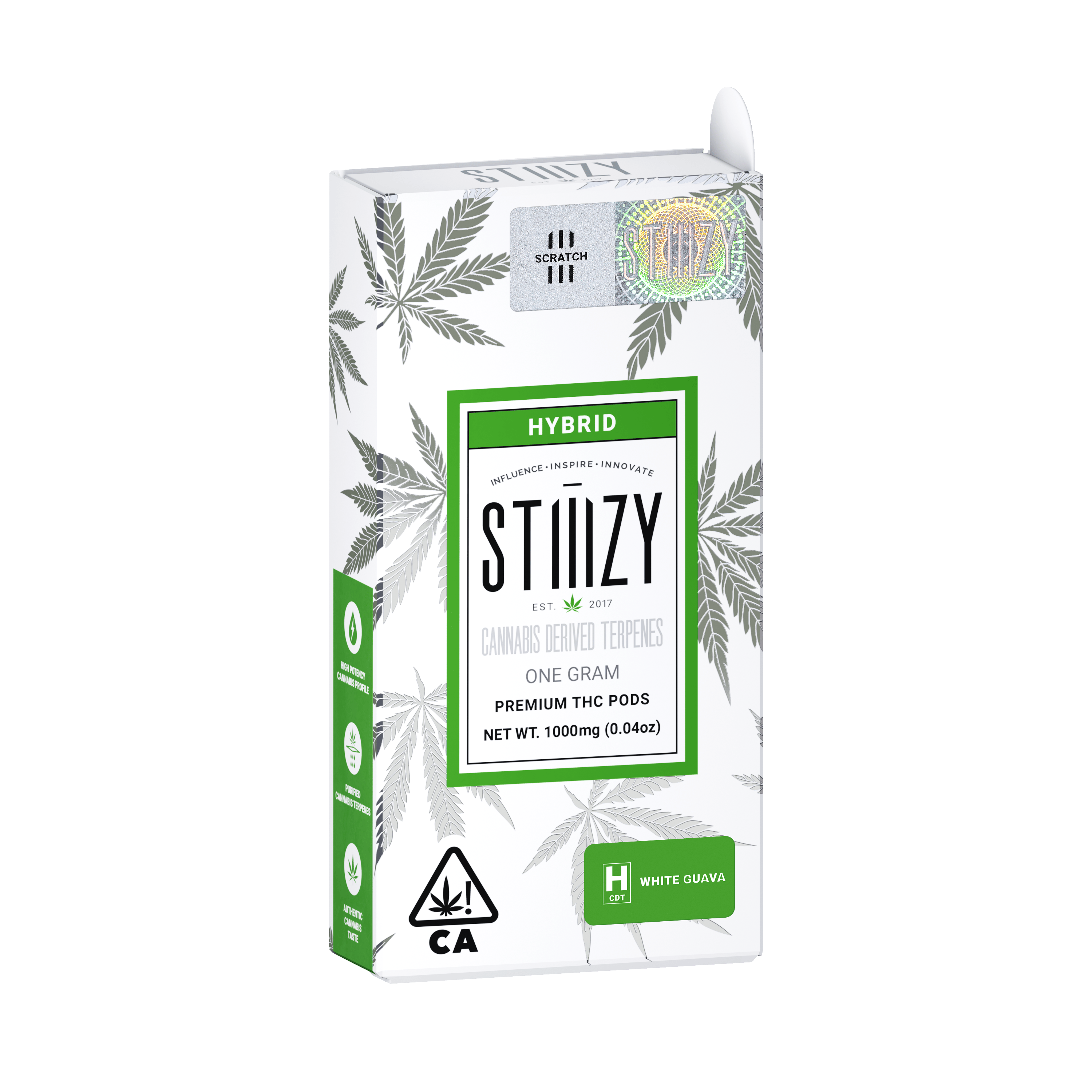 STIIIZY - Vape Cartridge - WHITE GUAVA 1G CDT Pod - STIIIZY - 1