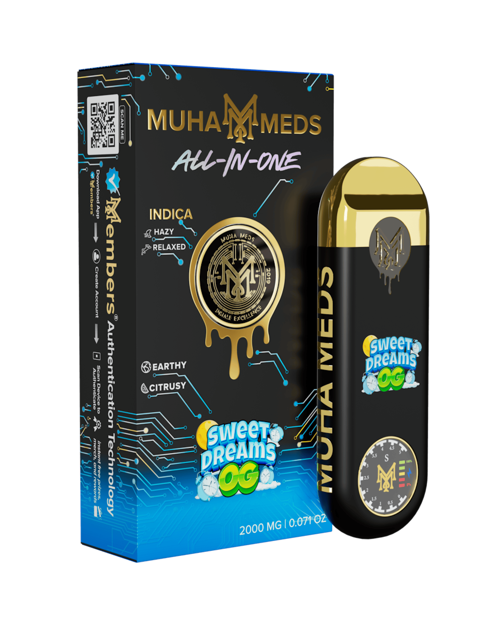 Muha Meds - Muha Meds | Sweet Dreams OG | Disposable | 2g - 1