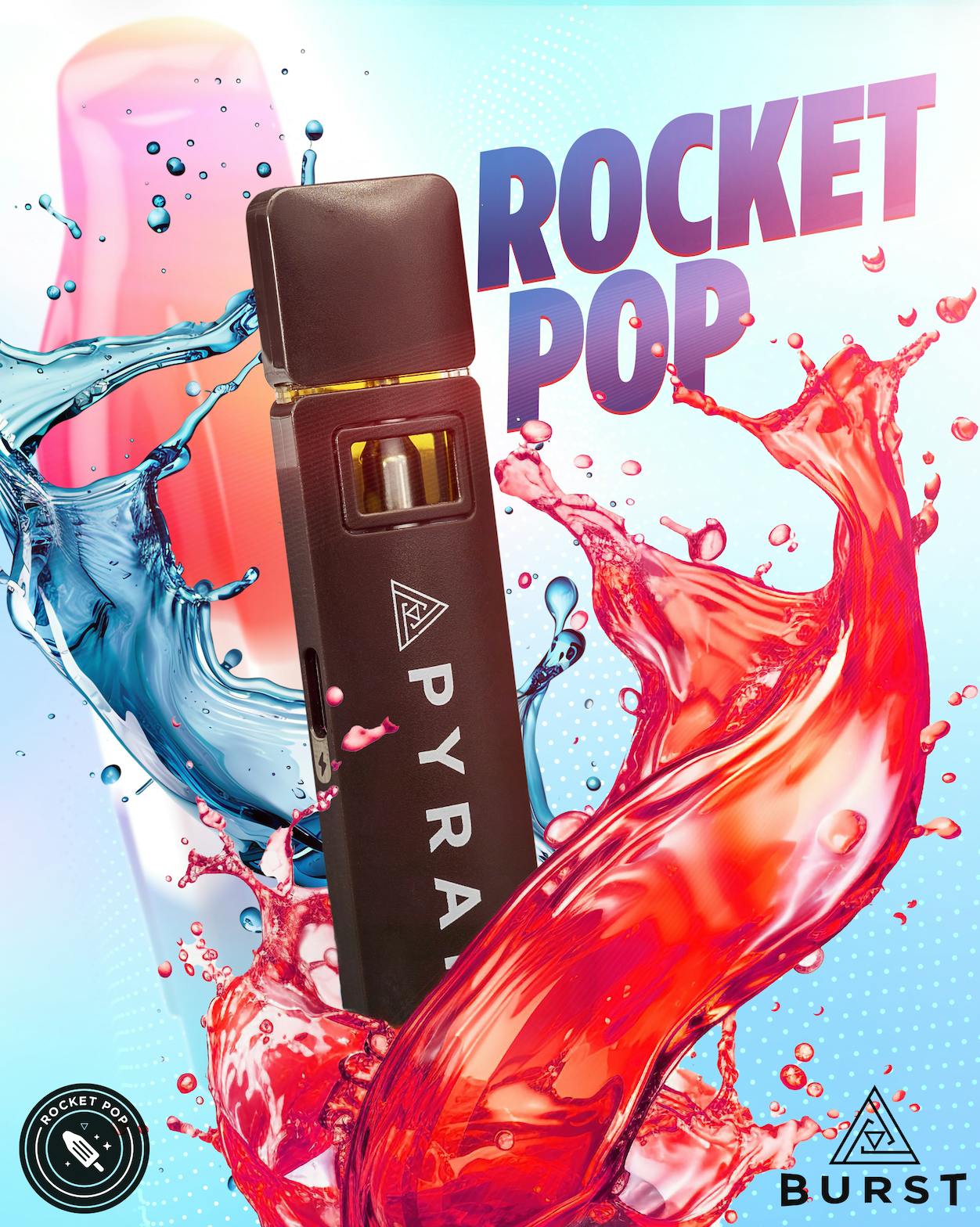 Pyramid - Rocket Pop | Burst Disposable | 2g - 1