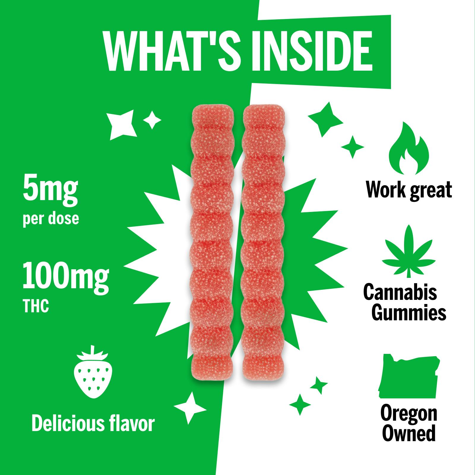 STiCKS - Bandon Gold Hybrid Gummies [100MG] - 1