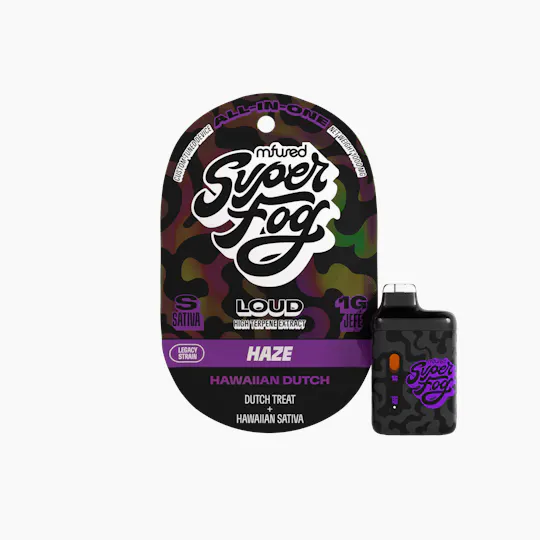Super Fog by MFused - Hawaiian Dutch | LOUD High Terpene Extract Jefé Disposable | 1g - 1