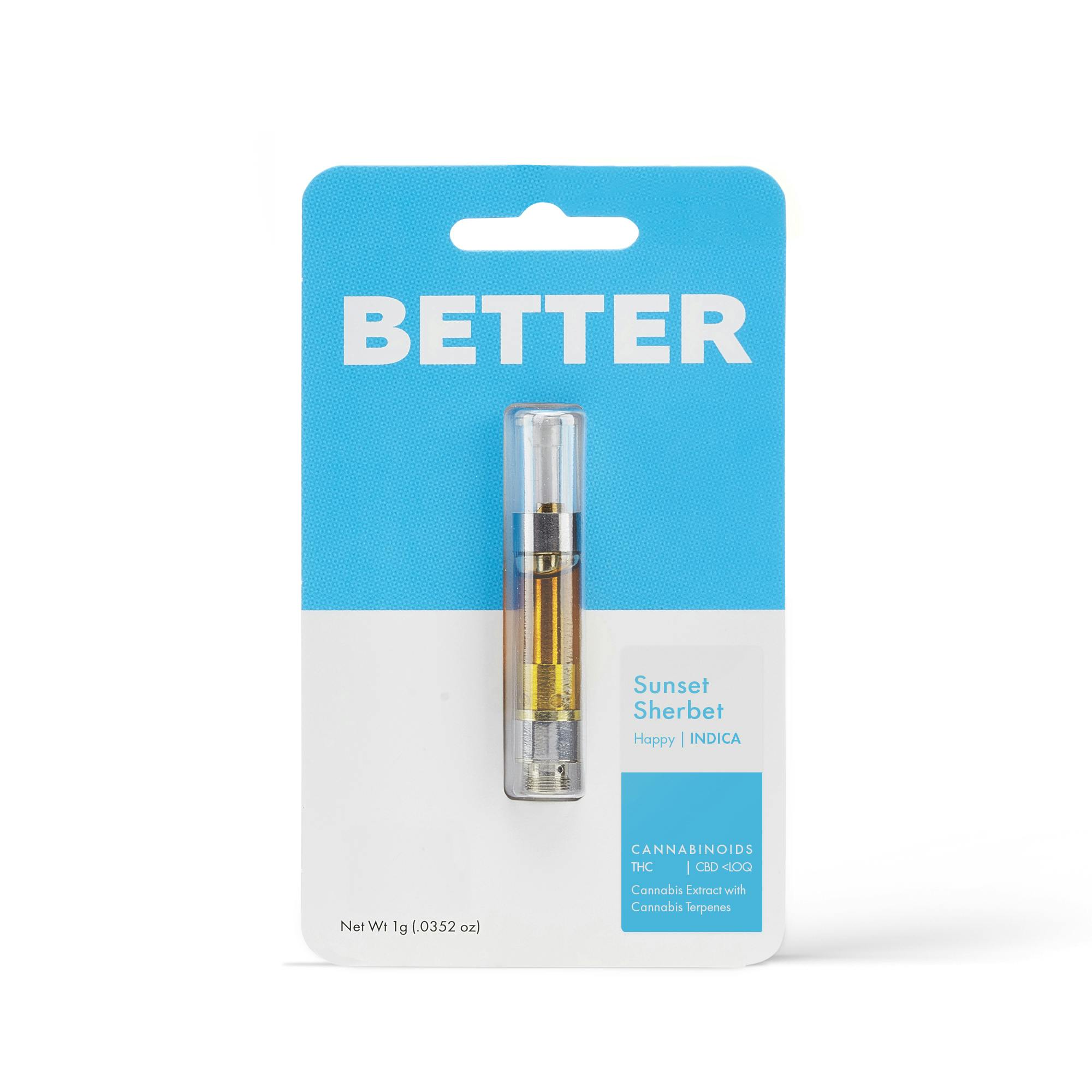 Better - Sunset Sherbet Cartridge 1g - 1