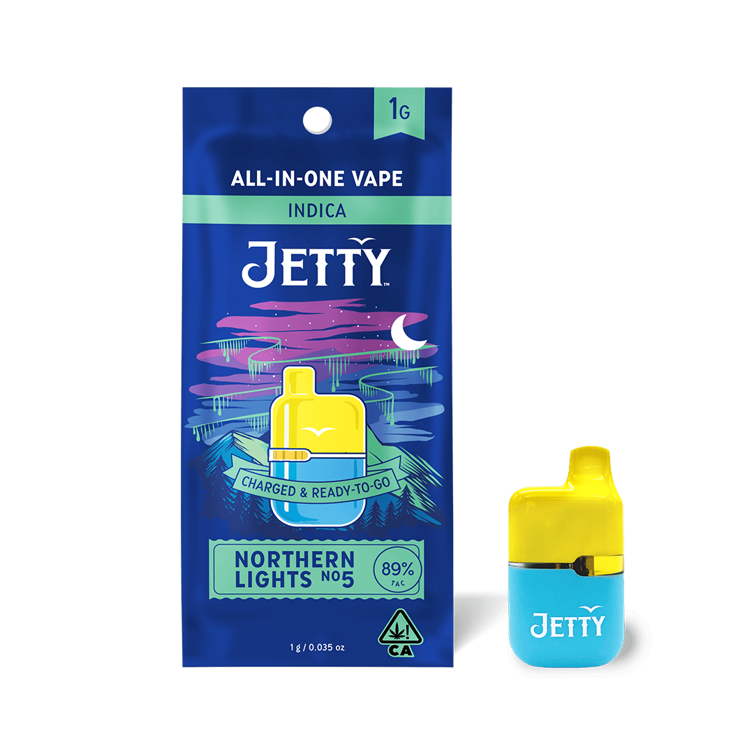 Jetty Extracts - Mini Tank | Northern Lights #5 | Live Rosin Disposable | 1g - 1