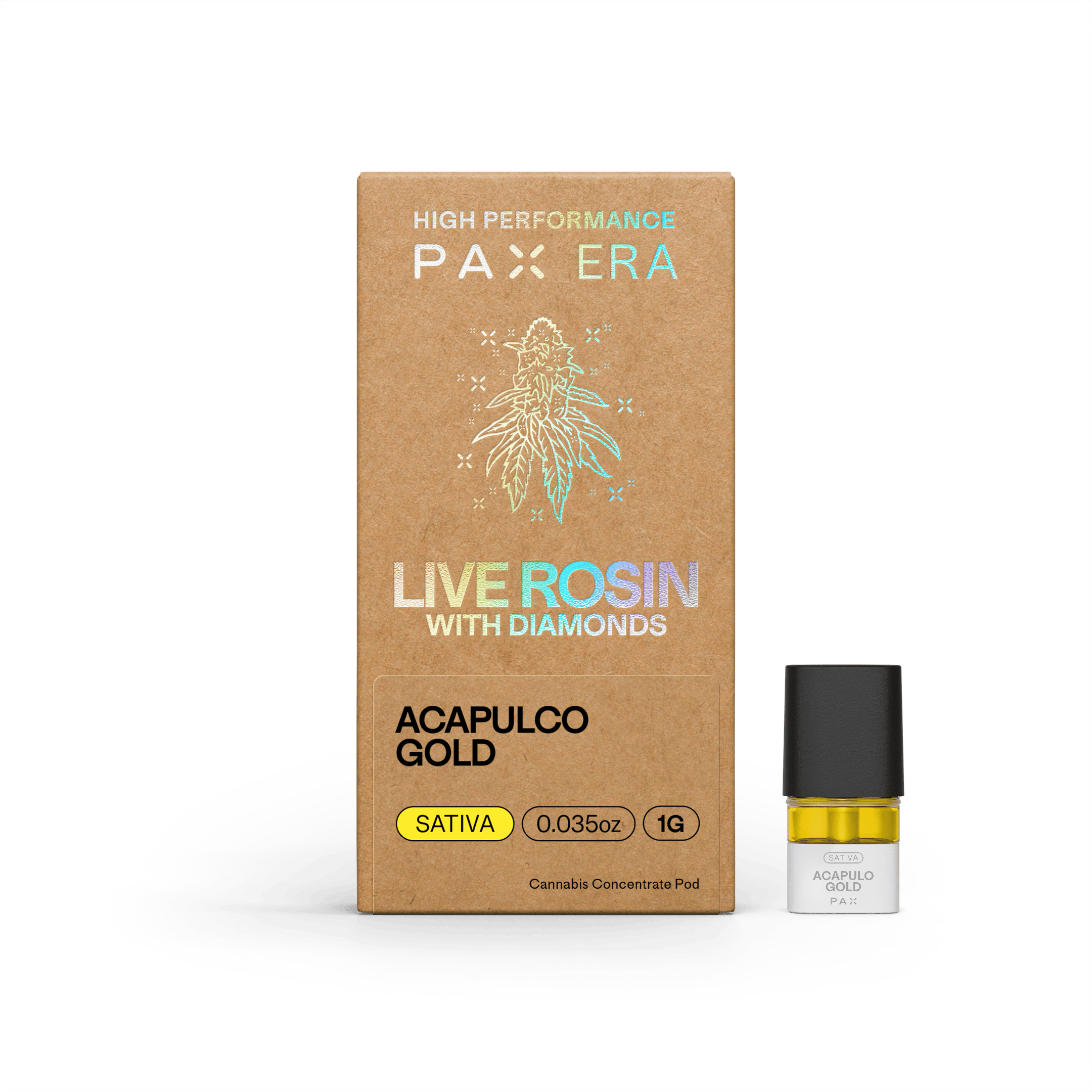 PAX - Acapulco Gold | Live Rosin Diamond Pod | 1g - 1