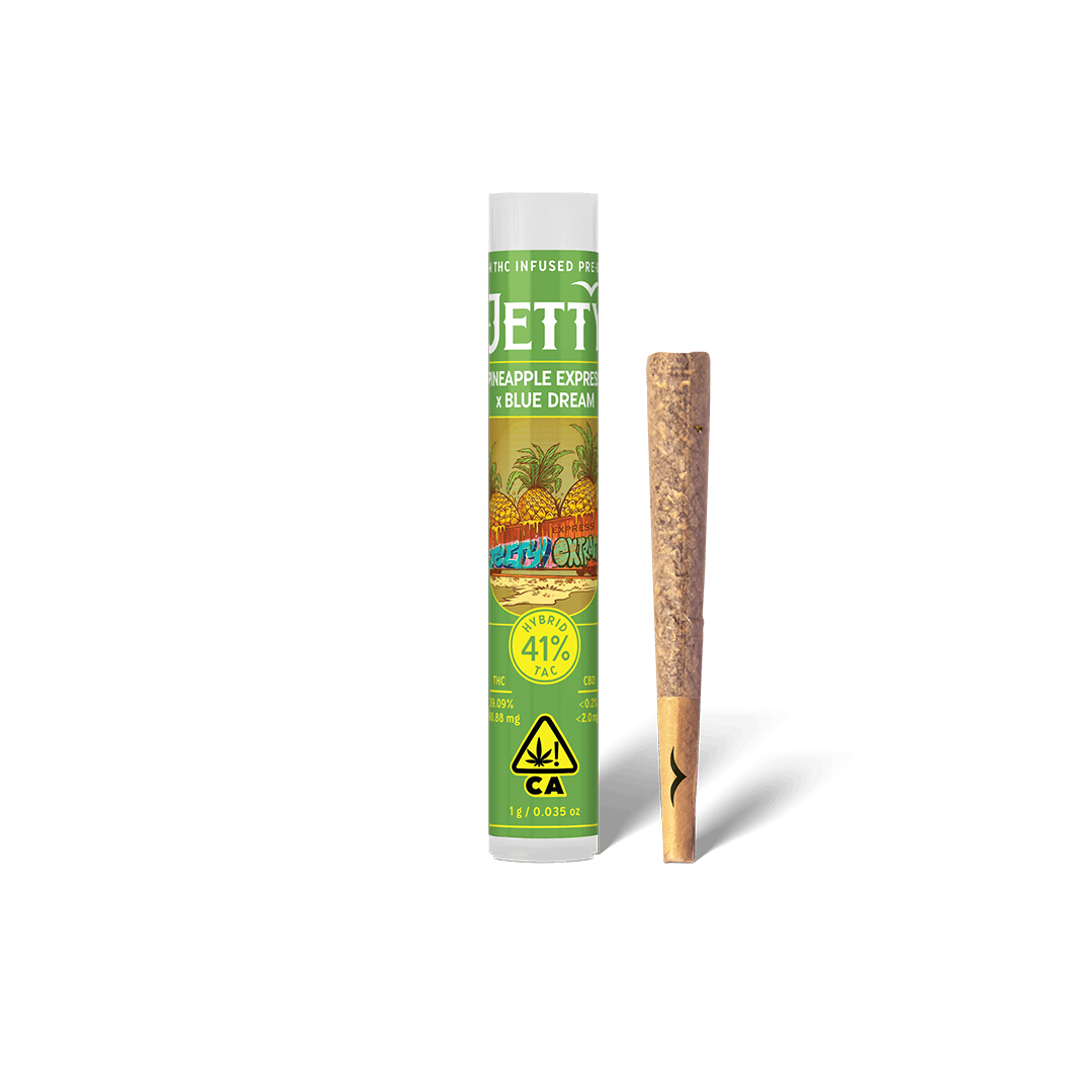 Jetty Extracts - Pineapple Express x Blue Dream | Infused Joint | 1g - 1