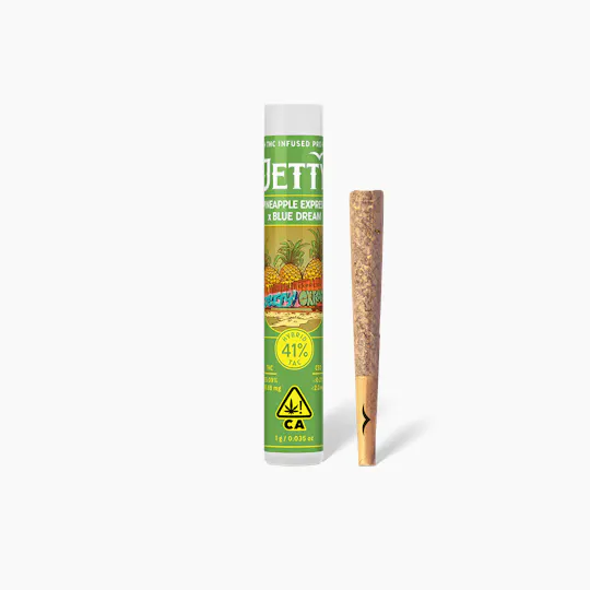 Jetty Extracts - Pineapple Express x Blue Dream | Infused Joint | 1g - 1