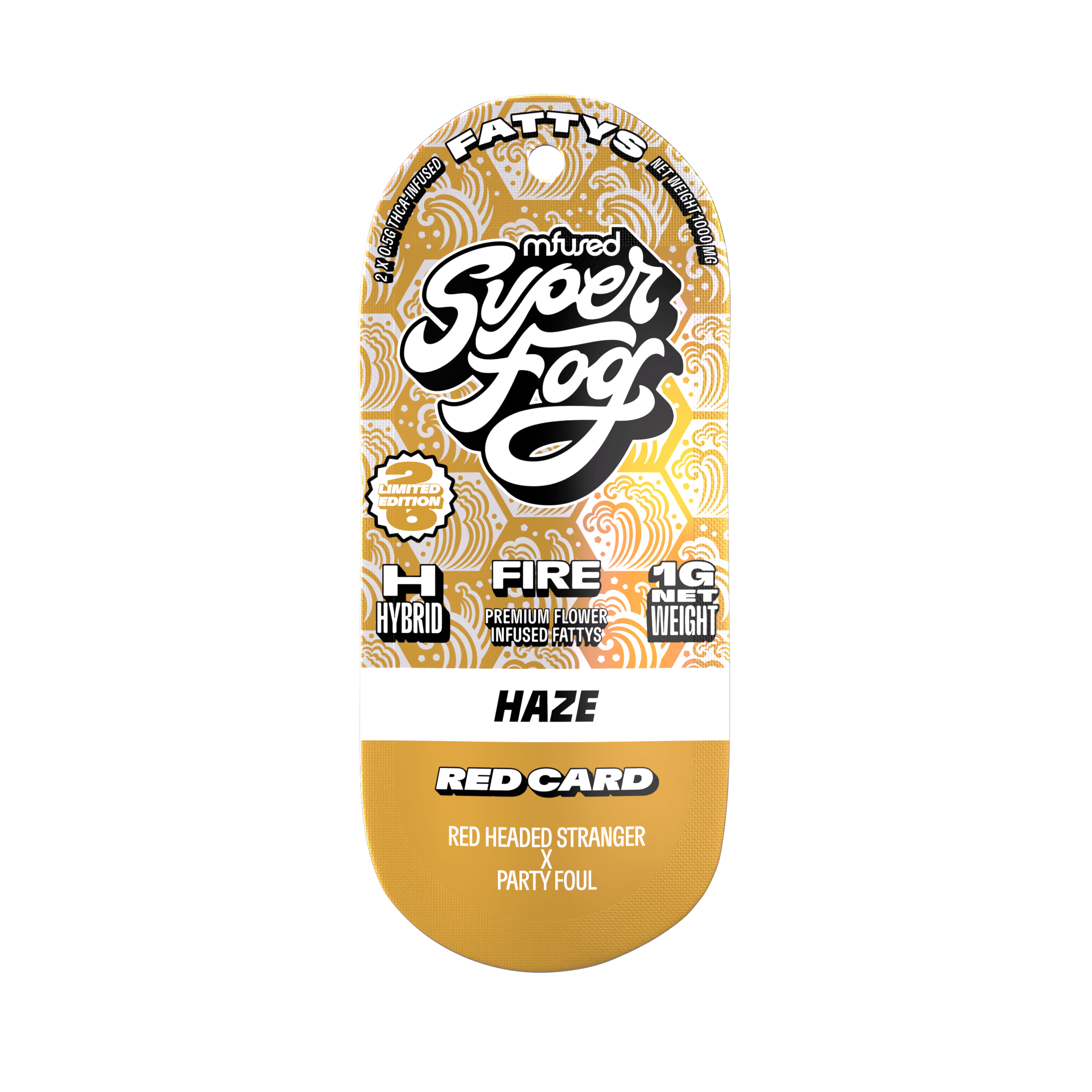 Super Fog by MFused - Red Card (Limited Edition) | FIRE Fatty's Infused Minis | 0.5g each | 2pk - 1
