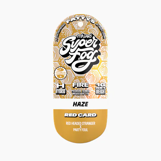 Super Fog by MFused - Red Card (Limited Edition) | FIRE Fatty's Infused Minis | 0.5g each | 2pk - 1