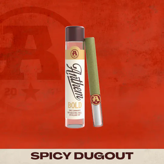 Anthem - Bold Glass Tip Infused Spicy Dugout Pre-Roll 1g - 1
