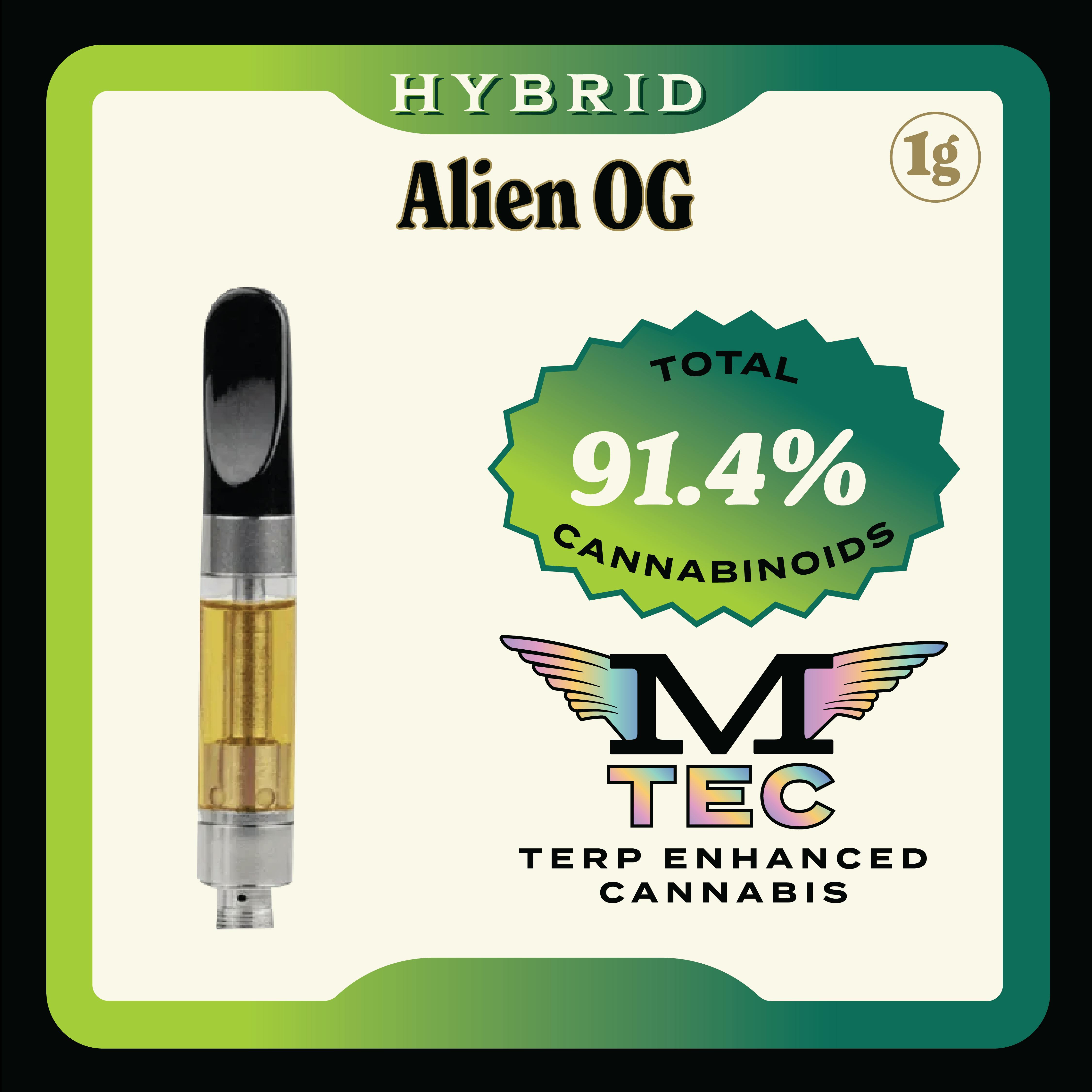 Mule Extracts - Alien OG | M-TEC Cartridge | 1g - 1