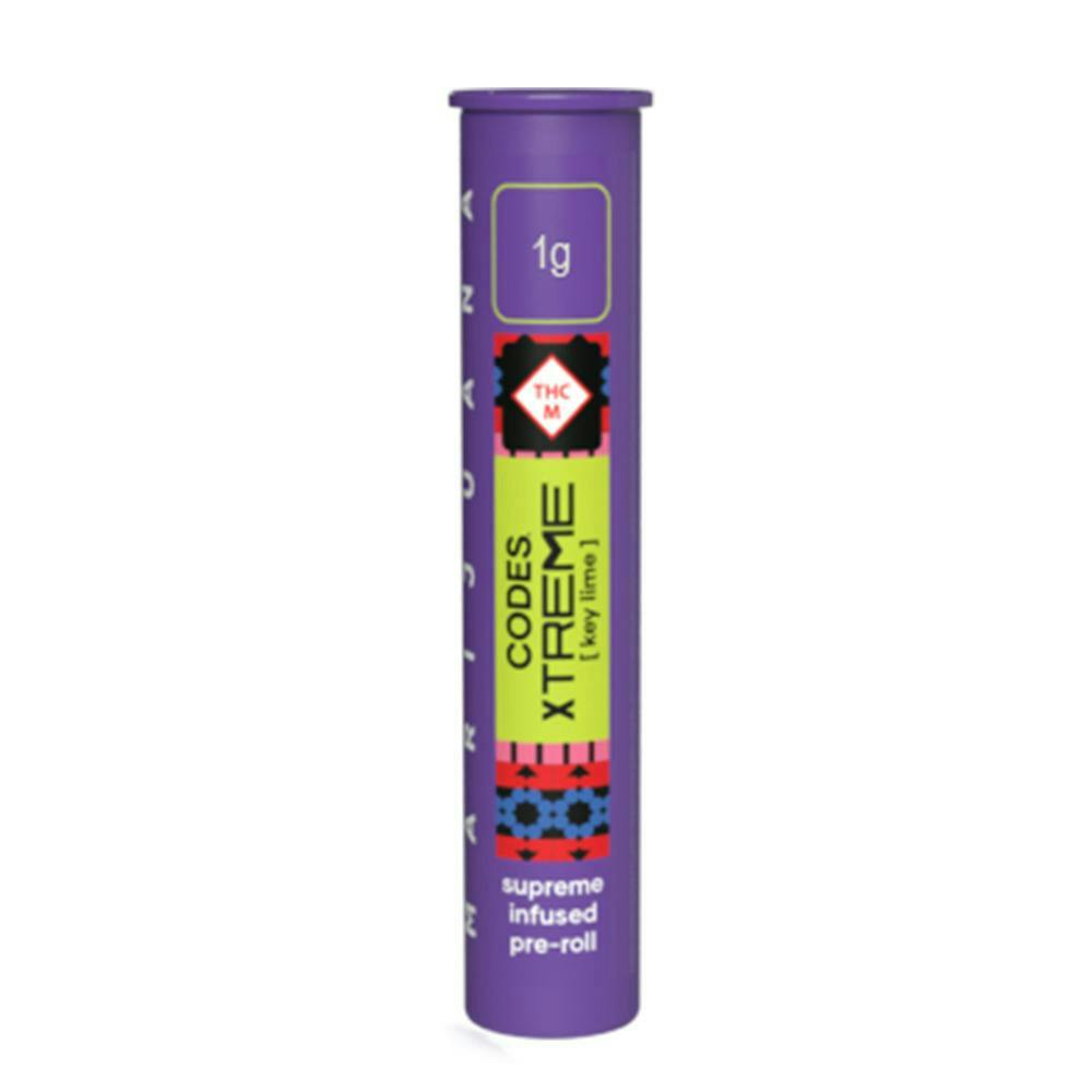Codes - Key Lime x The Bridge | Xtreme Infused Joint | 1g - 1