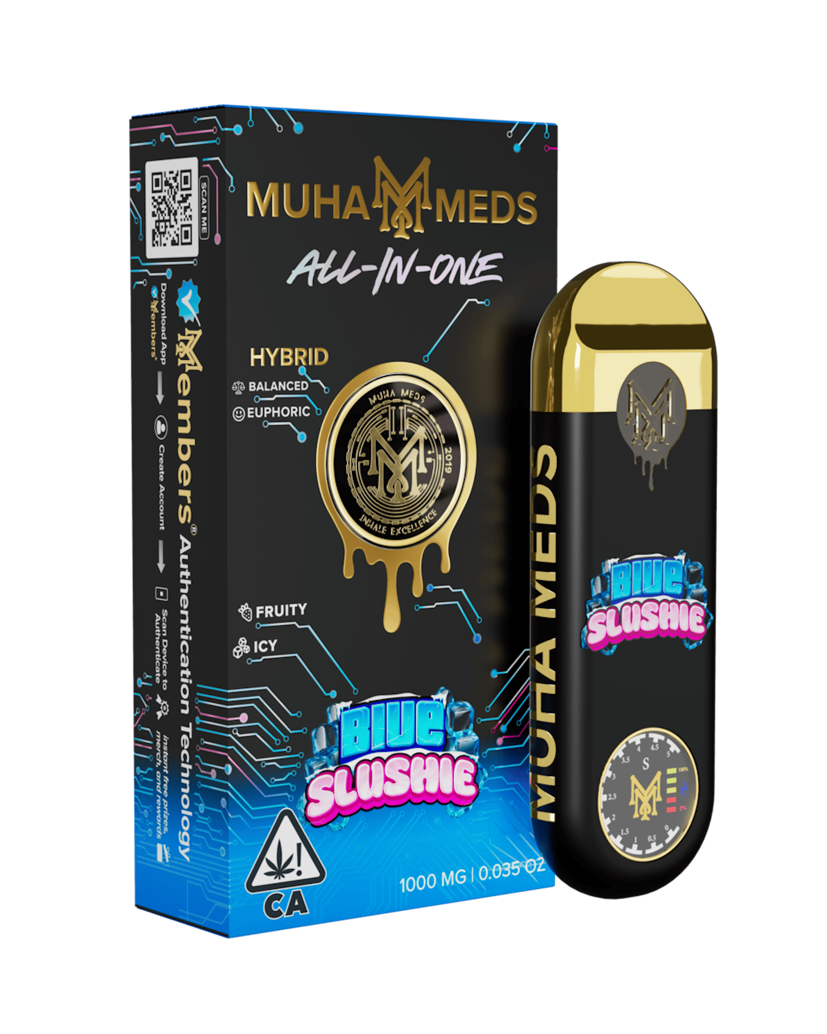Muha Meds - Muha Meds | Blue Slushie | Disposable | 1g - 1