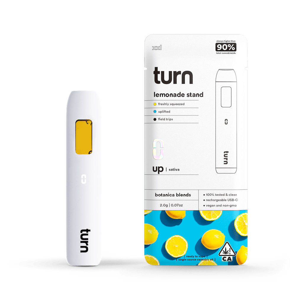 turn - Lemonade Stand | Botanica Blends | AIO | Sativa | 2g - 1