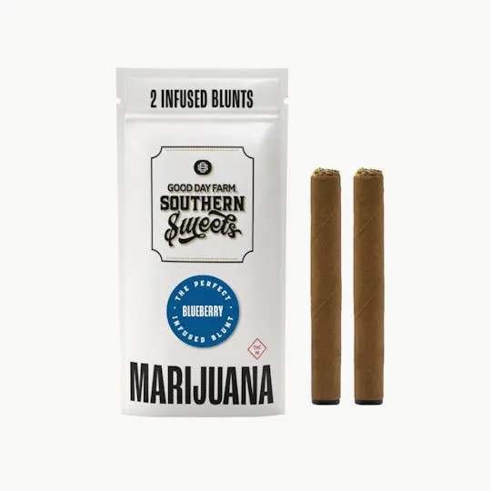 GOOD DAY FARM - Blueberry x Space Station | Southern Sweets Infused Blunts | 1g each | 2pk - 1