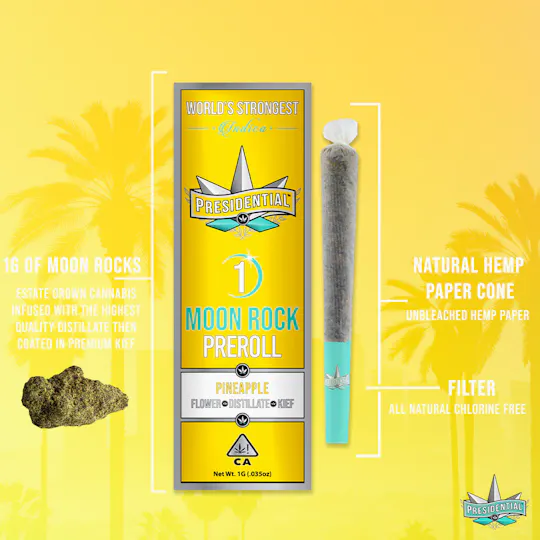 Presidential - Presidential Moon Rock Preroll - Pineapple (1g) - 1