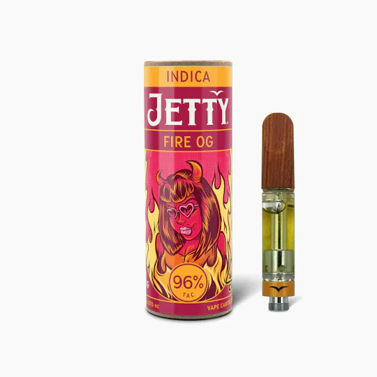 Jetty Extracts - Fire OG | Distillate Cartridge | 1g - 1