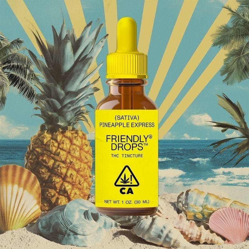 Friendly Brand - Friendly Brand | Drops | Pineapple Express | Tinctures | 1000mg | 30ml - 1