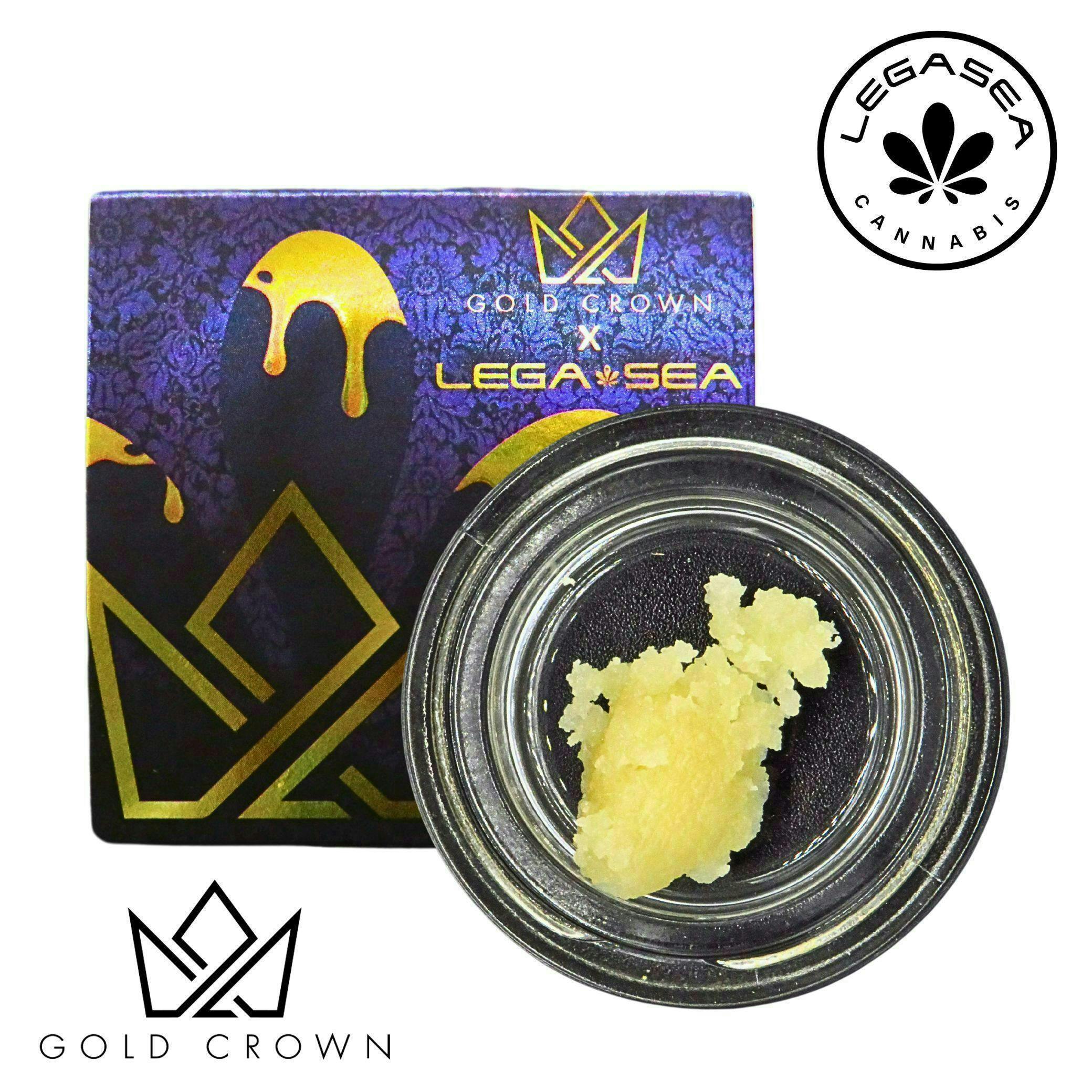 Gold Crown - Gold Crown x LegaSea Farms | Jungle Pie | Badder | 1g - 1