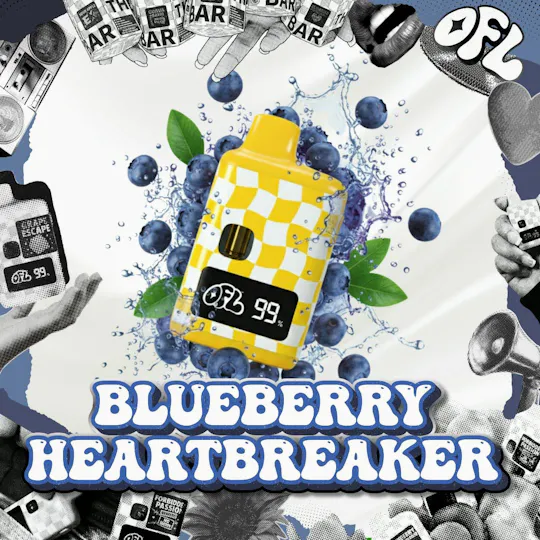 Oakfruitland (OFL) - Magicterp Series | Blueberry Heartbreaker | Cured Resin Disposable | 1g - 1