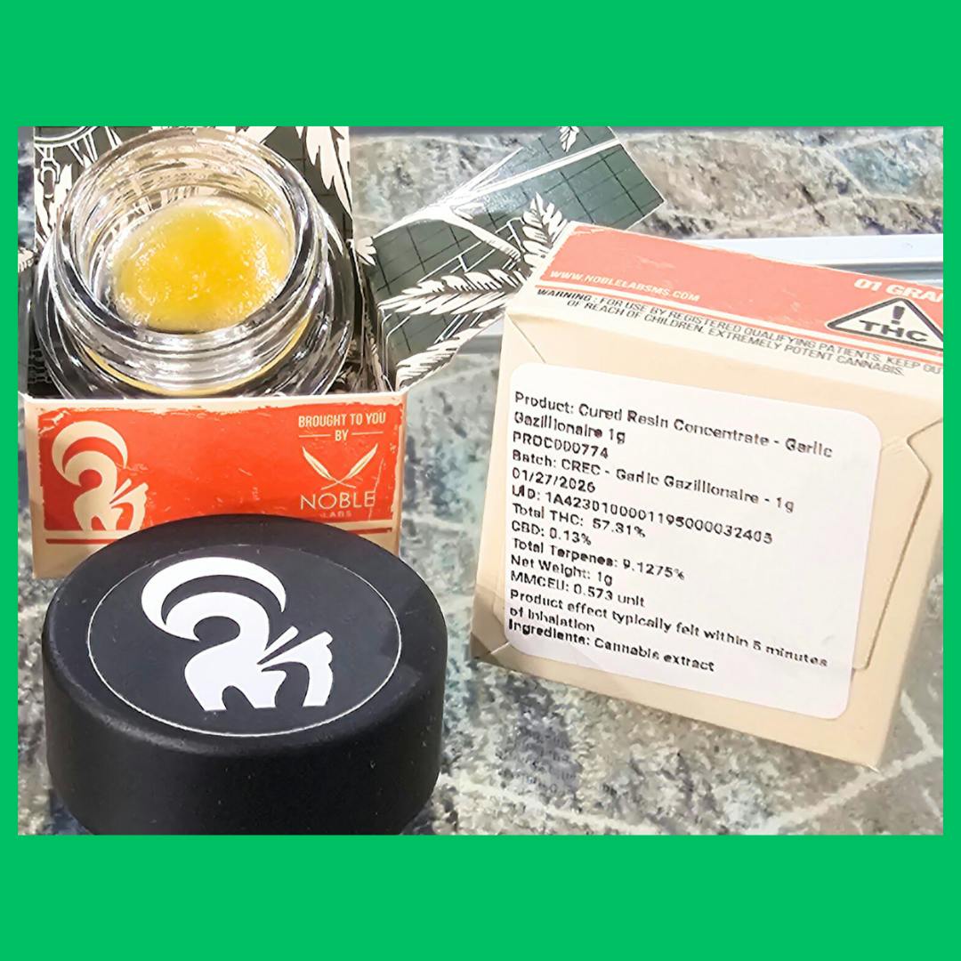 Noble Labs - Noble Labs - Skunk Worx Cured Resin 1g | Garlic Gazillionaire - 1