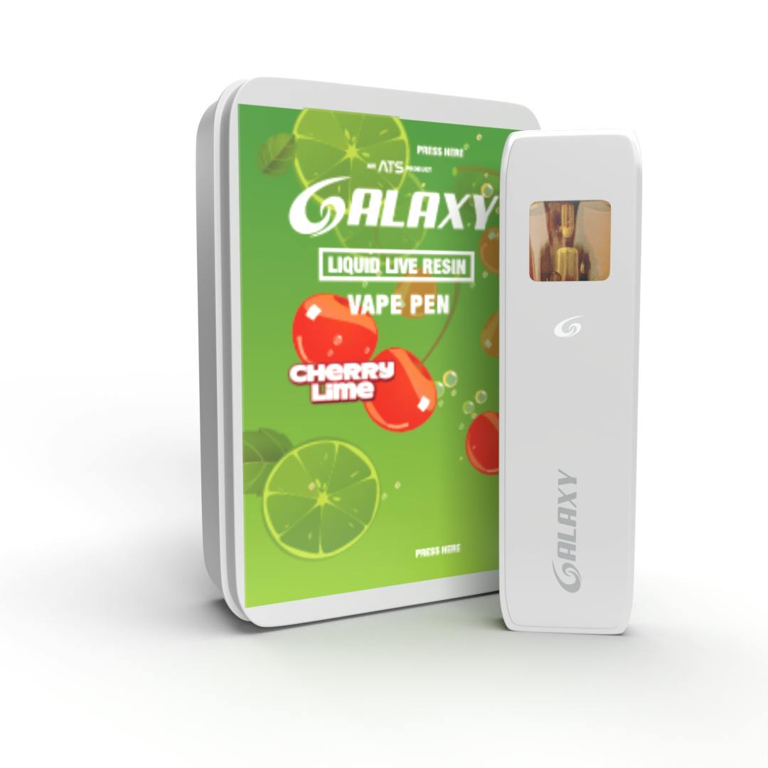 Galaxy - Cherry Lime 100% Liquid Live Resin Disposable (Hybrid) - OK - 1