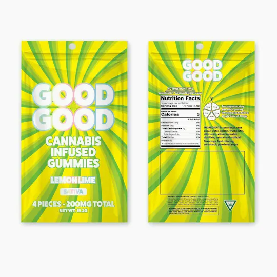 Good Good - Good Good | Lemon Lime Gummies | 200mg | 4pk | 50mg/ea - 1