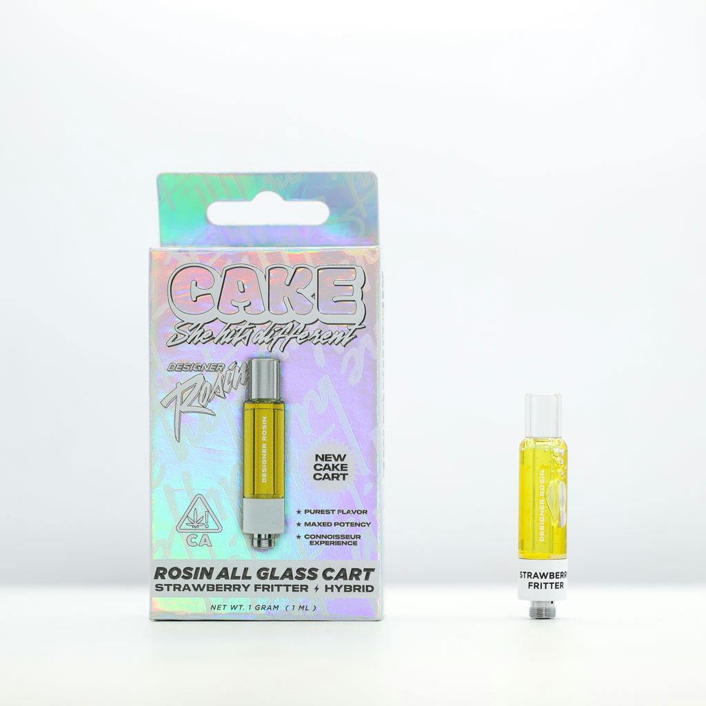 CAKE she hits different - Strawberry Fritters | Live Rosin Cartridge | 1g - 1