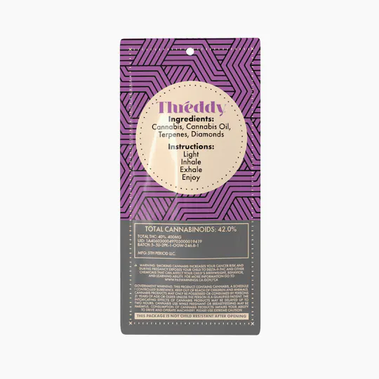 Threddy - Threddy - 5PK - Diablo OG - 2.5G - 1