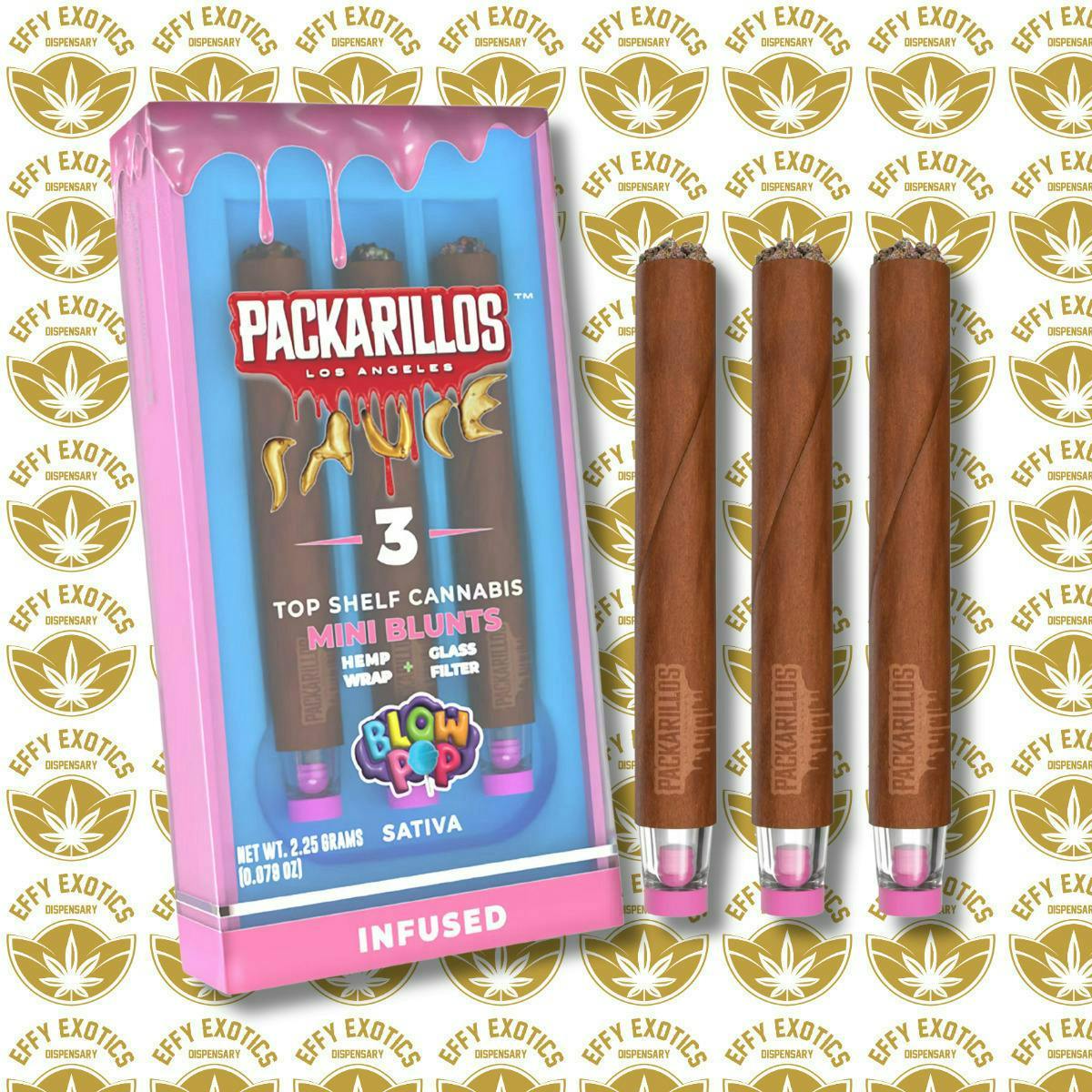 PACKS Los Angeles - Blow Pop | Infused Blunts | 0.75g each | 3pk - 1
