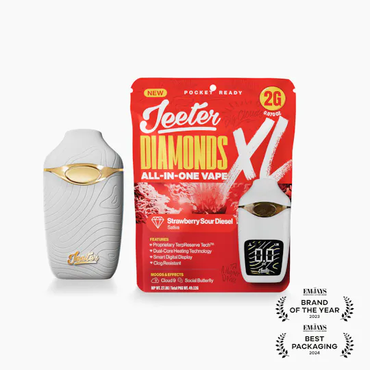 Jeeter - Jeeter | Strawberry Sour Deisel | Diamonds XL 2G All-In-One Vape - 1