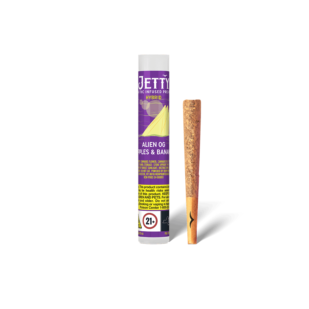 Jetty Extracts - Alien OG x Apples & Bananas | Infused Joint | 1g - 1