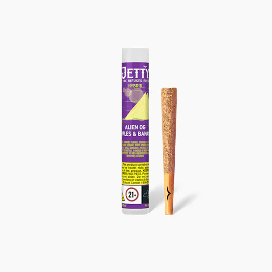 Jetty Extracts - Alien OG x Apples & Bananas | Infused Joint | 1g - 1
