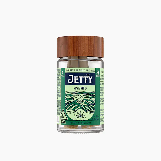 Jetty Extracts - Governmint Cheese x Maui Gas | Live Resin Infused Minis | 0.5g each | 5pk - 1