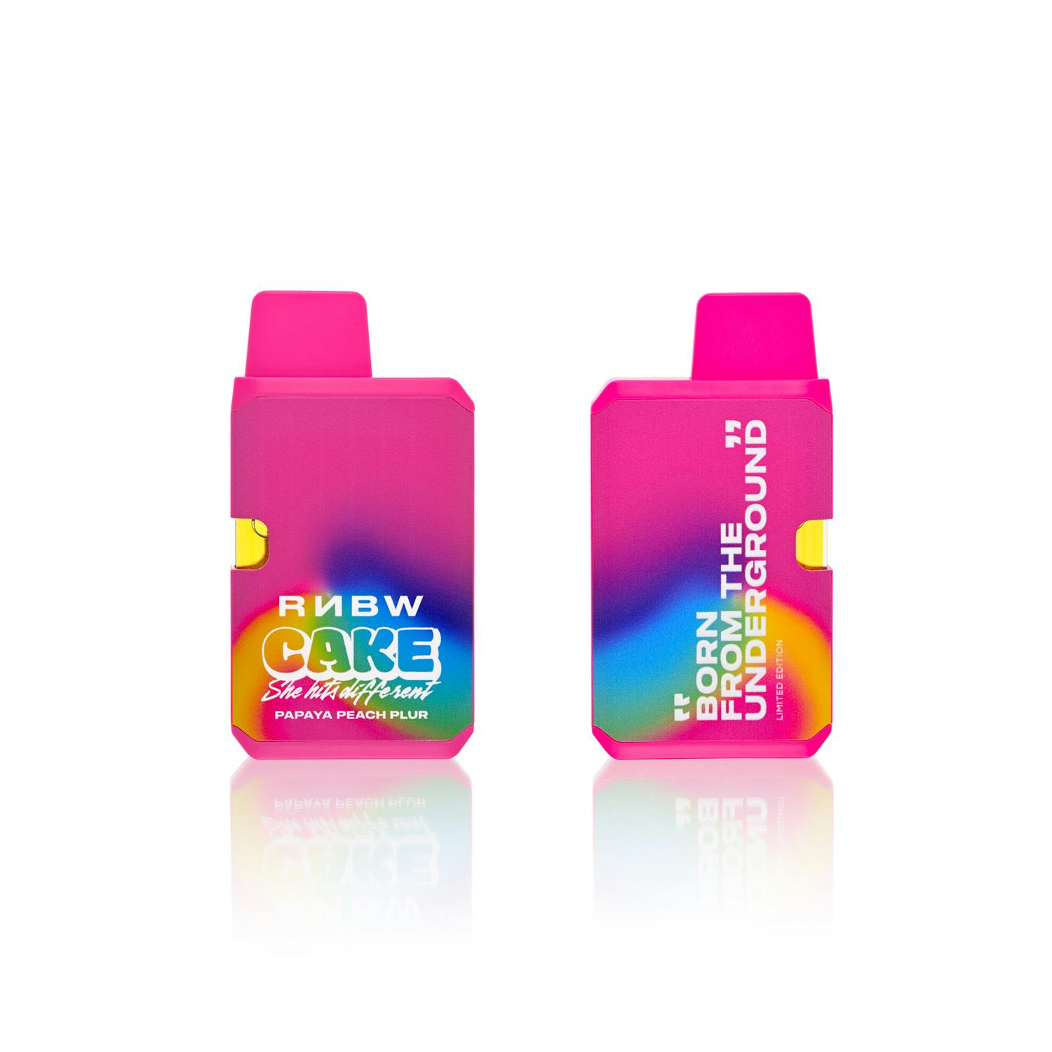 CAKE she hits different - Papaya Peach Plur | Live Resin Disposable | 1g - 1