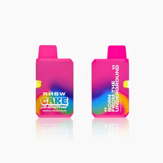 CAKE she hits different - Papaya Peach Plur | Live Resin Disposable | 1g - 1