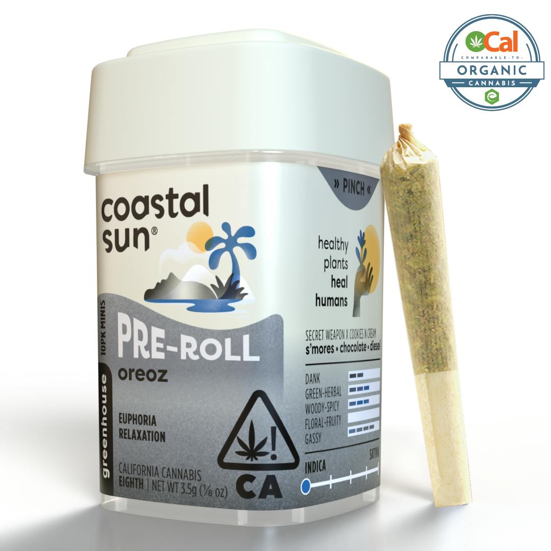 Coastal Sun - Oreoz Greenhouse 0.35g Pre-roll 10pk 3.5g - 1