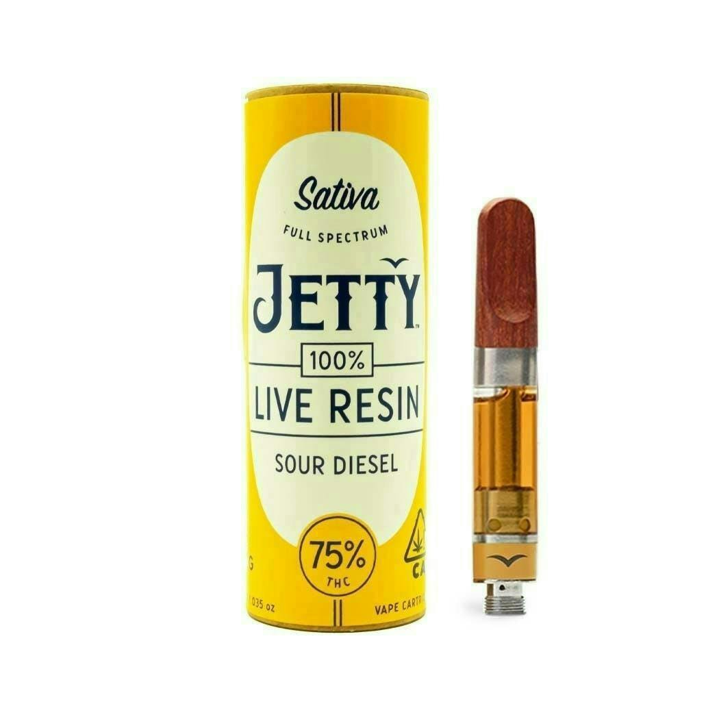 Jetty Extracts - Sour Diesel | Live Resin Cartridge | 1g - 1