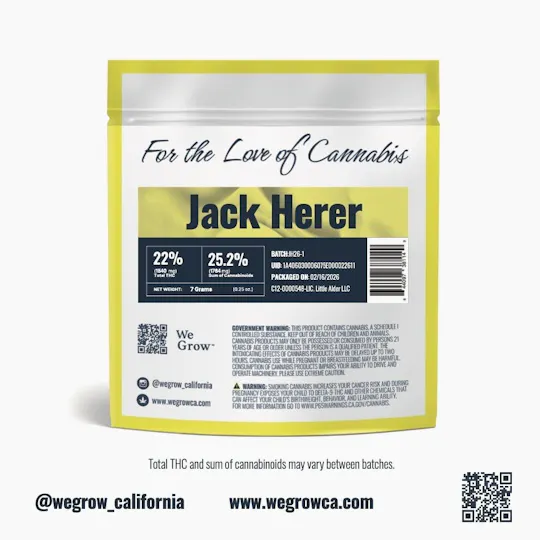 We Grow - Jack Herer | Smalls | 7g - 1
