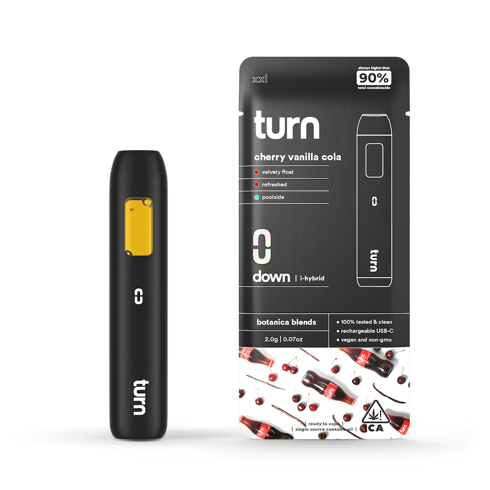 turn - Cherry Vanilla Cola | 100% Live Resin | AIO | Indica-Hybrid - 1