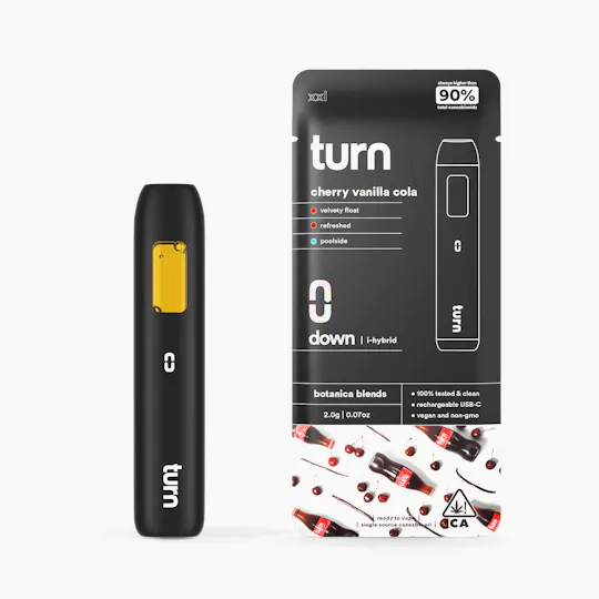 turn - Cherry Vanilla Cola | 100% Live Resin | AIO | Indica-Hybrid - 1