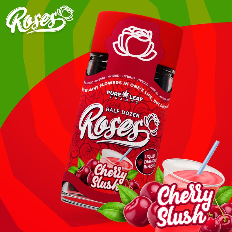Roses - Cherry Slush | LQD Infused Minis | 0.6g each | 6pk - 1