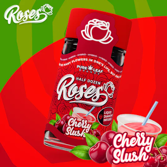 Roses - Cherry Slush | LQD Infused Minis | 0.6g each | 6pk - 1