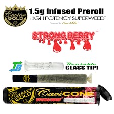 Caviar Gold - Cavi Cone | Infused Pre-Roll | Strong Berry | 1.5g - 1