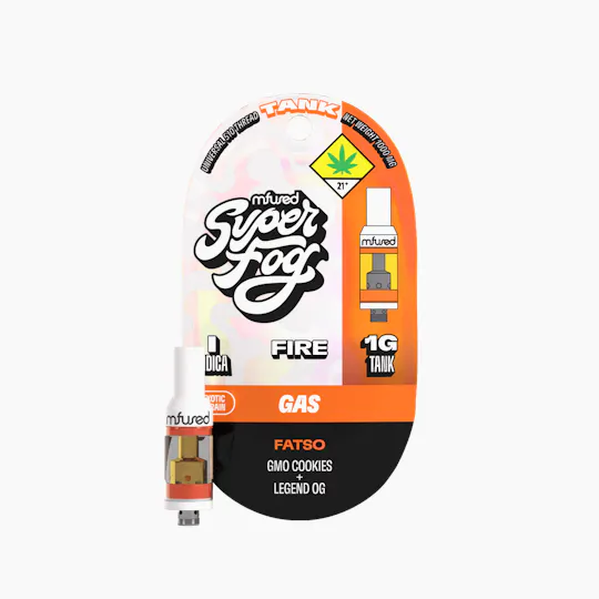 Super Fog by MFused - Fatso | FIRE Tank Cartridge | 1g - 1