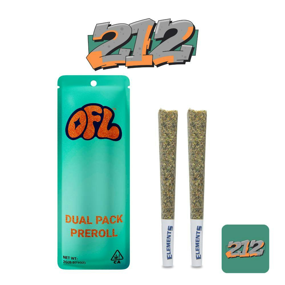 Oakfruitland (OFL) - 212 | Joints | 1g each | 2pk - 1